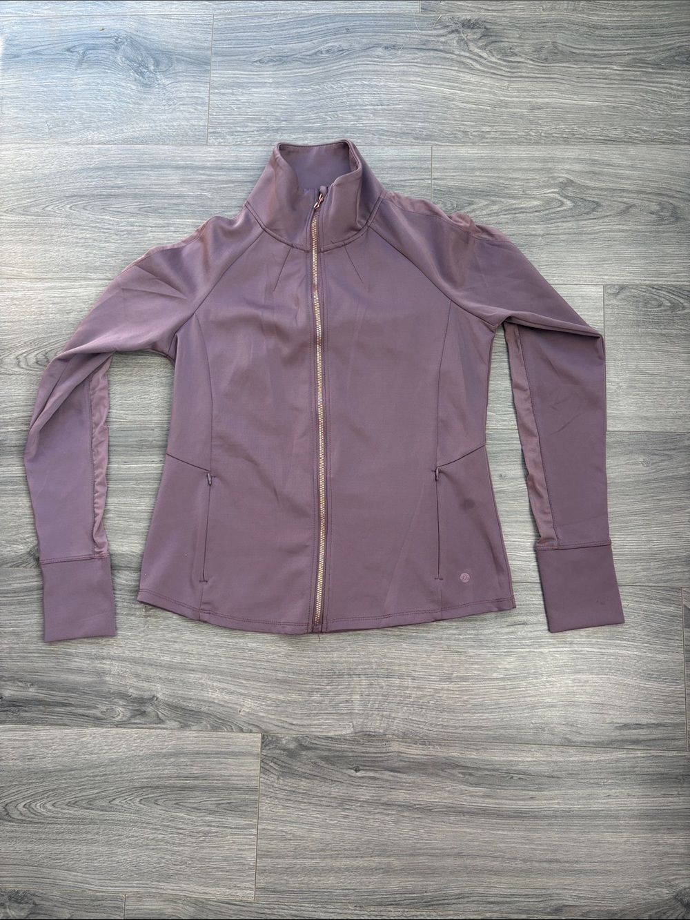 Apana Women’s Mauve Full-Zip Athletic Workout Jacket Size M